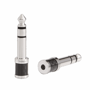 Furutech CF63-S Rhodium 3.5mm naar 6.3mm adapter