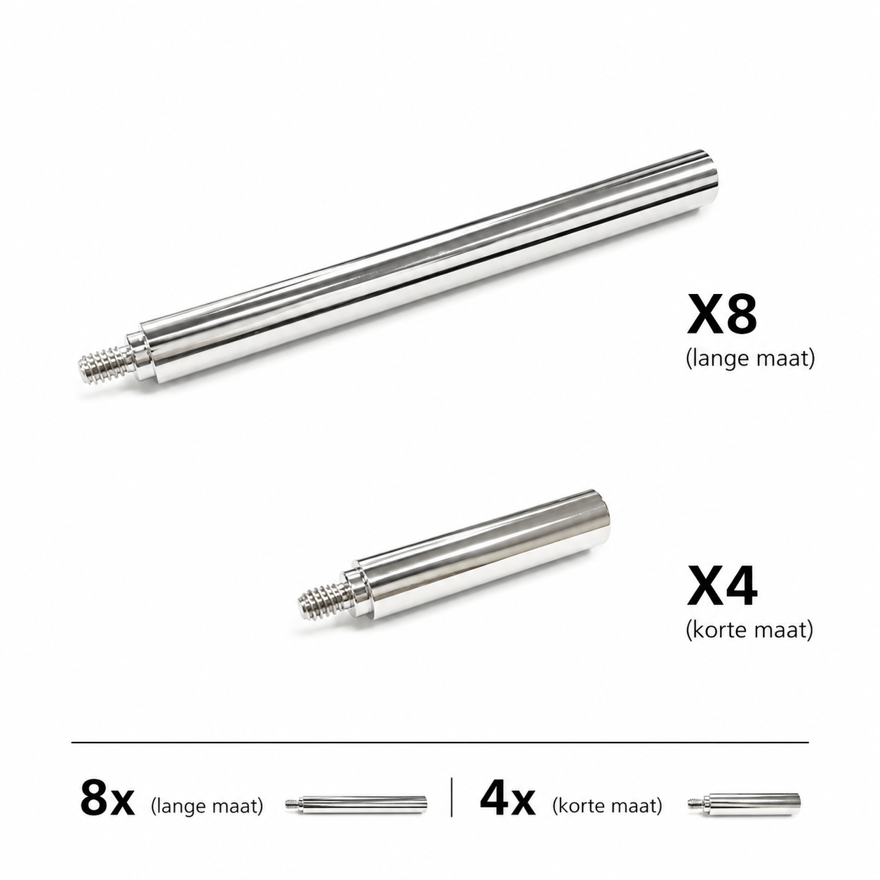 Furutech NCF Booster Shaft Bar Mix 8L4S verlengstukken - Afbeelding 4